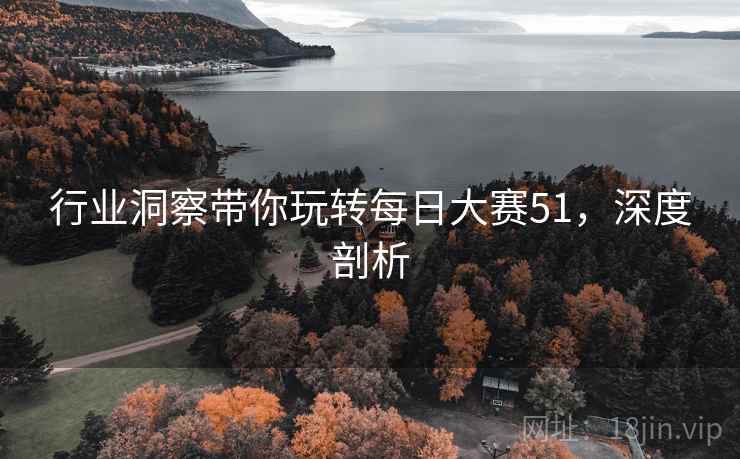 行业洞察带你玩转每日大赛51,深度剖析 行业洞察带你玩转每日大赛51,深度剖析