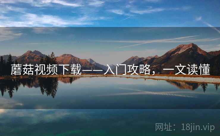 蘑菇视频下载——入门攻略,一文读懂 蘑菇视频下载——入门攻略,一文读懂